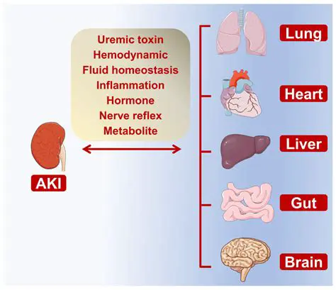 Distance between the site of injury and the target organ