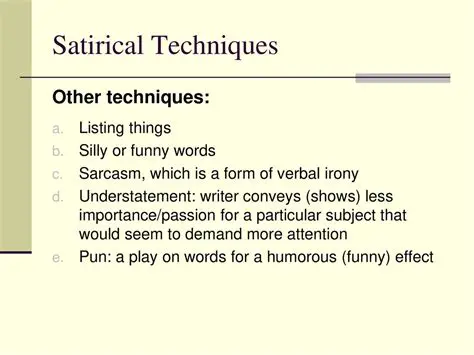 Distinguishing Sarcasm from Other Techniques