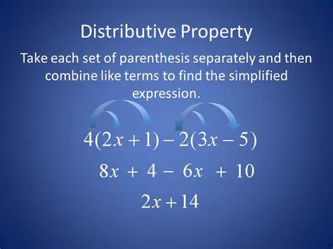 Distributive Property and Like Terms