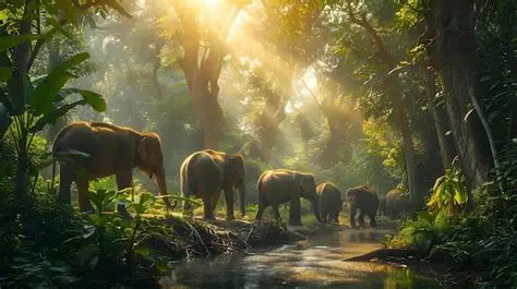 Diverse plant and animal species