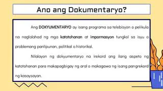 Dokumentaryo ng katotohanan