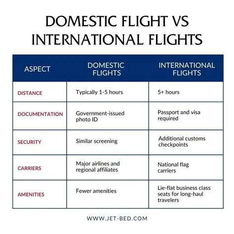 Domestic and International Flights