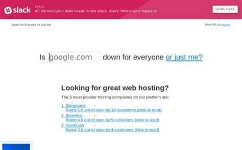 Down for Everyone or Just Me