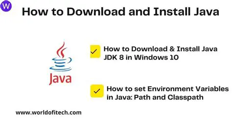 Download and install Java VCHILL