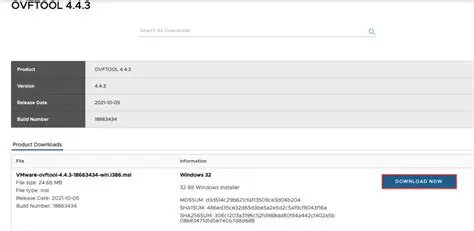 Download and install the VMware OVF Tool
