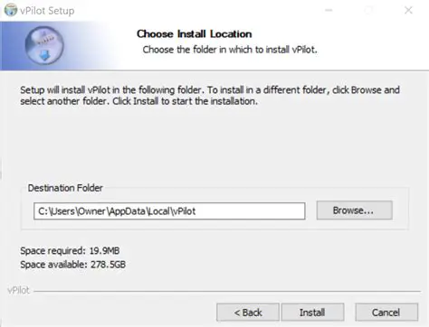 Download and Install vPilot