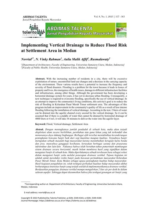 Drainage System Challenges in Medan Johor District