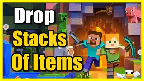 Drop an item stack of 64 on the ground