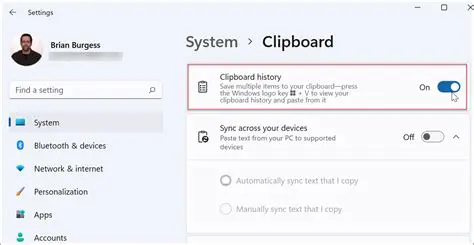 Easy Access to Clipboard History