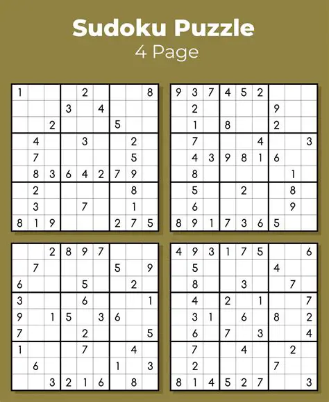 Easy creation of Sudoku puzzles