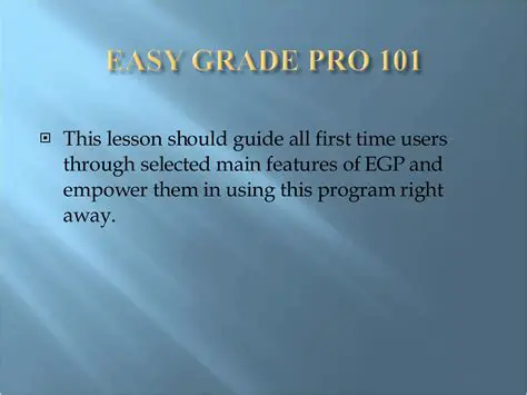 Easy Grade Pro Community Forum