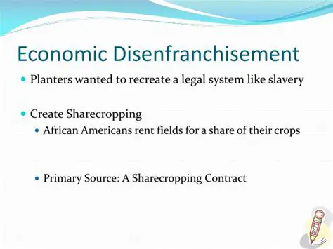 Economic disenfranchisement