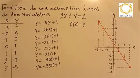 Ecuaciones lineales y variables