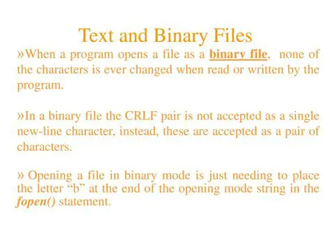 Editing Text and Binary Files
