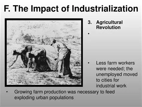 Effects of Industrialization on the People of the Era