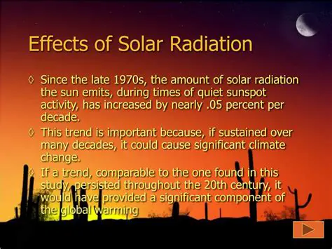 Effects of Solar Radiation