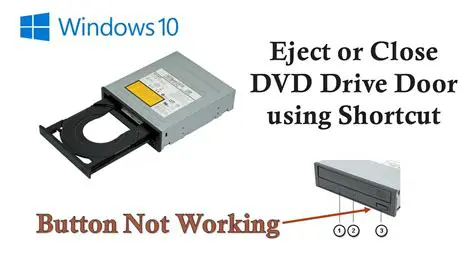Eject and Close CD Drive Door