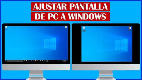 Ejemplo de ajuste de pantalla