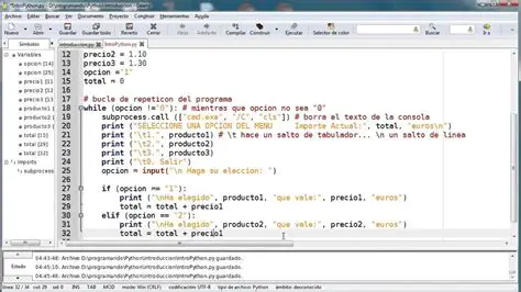 Ejemplo de programa en Python