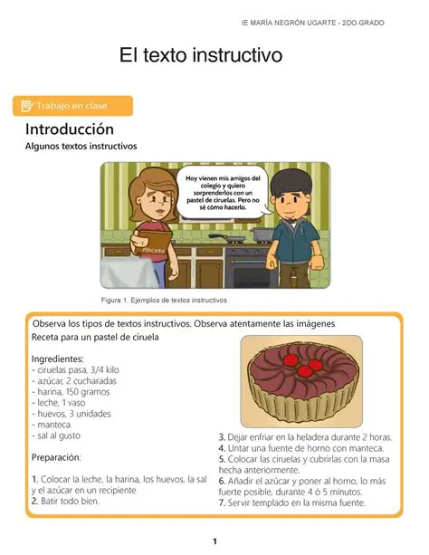 Ejemplo de Texto Instructivo