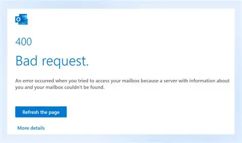 Ejemplos de errores 400 Bad Request