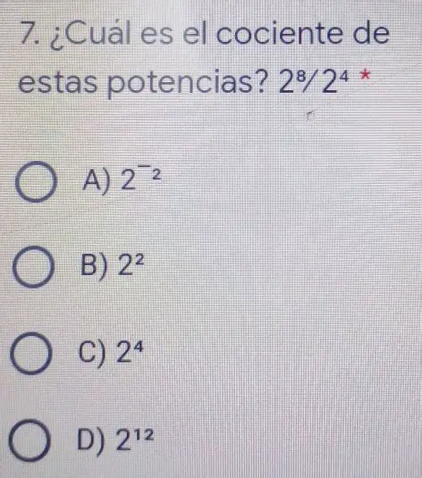 El cociente de 576 entre 12