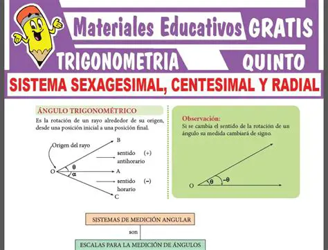El Sistema Sexagesimal y el Sistema Centesimal