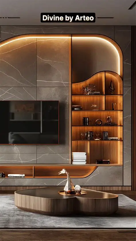 Elevating Your Space: The Art of Seamless TV Background Design