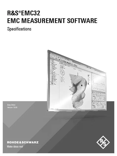 EMC32 Measurement Software