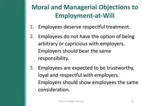 Employment and Moral Opportunities