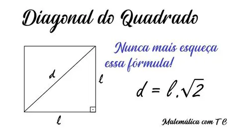 Encontrando a Diagonal de um Quadrado