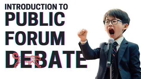 Encourage Public Discussion and Debate