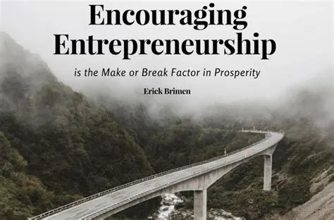 Encouraging entrepreneurship