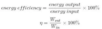 Energy Transfer Efficiency Formula