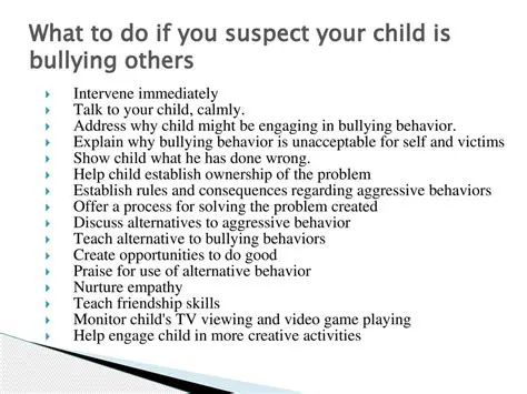 Engaging in bullying behavior