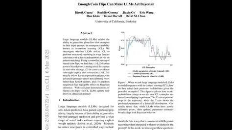 Enough Coin Flips Can Make LLMs Act Bayesian