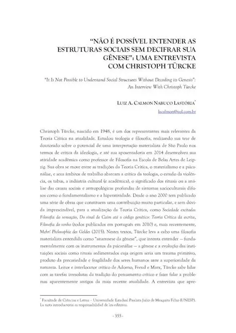 Entender as Estruturas Sociais