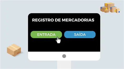 Entrada de mercadorias e materiais