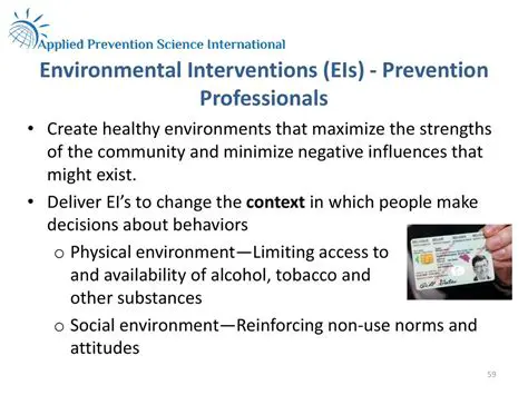 Environmental interventions