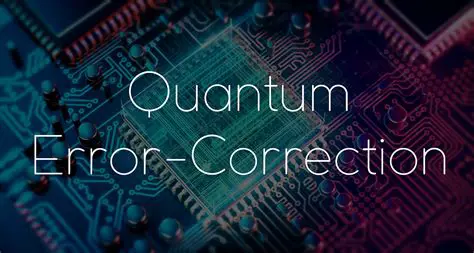 Error Correction in Quantum Computing