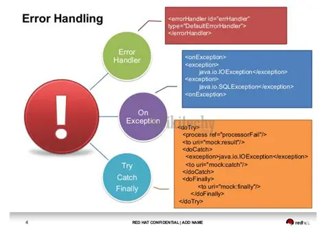Error handling and reporting