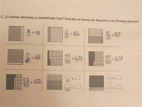 Escribir la respuesta en forma decimal