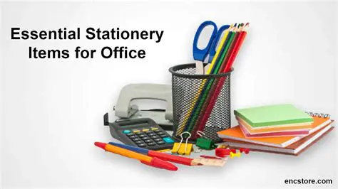 Essential Stationery Items for Office Purpose: A Comprehensive Guide