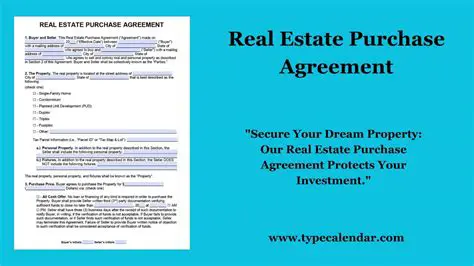 Essential Terms in a Real Estate Agreement