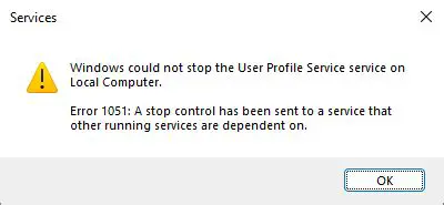 Essential Windows services or components may have been removed or disabled
