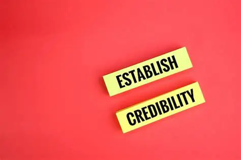 Estabelecer a credibilidade