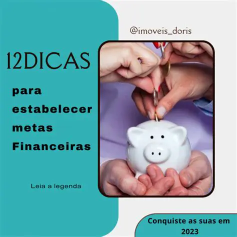 Estabelecer metas financeiras
