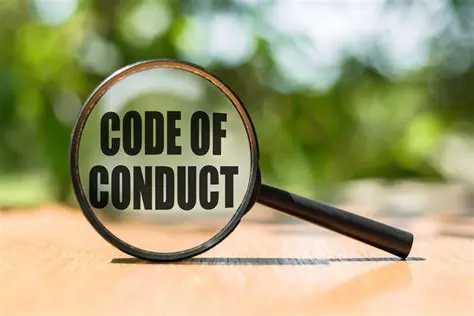 Establish a clear and binding code of conduct