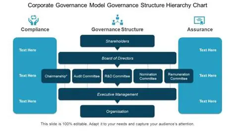 Establish new governance structures