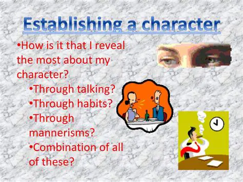 Establishing Character Traits